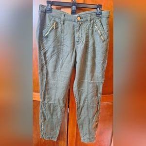 FOR ALL MANKIND women's olive green pants. Size 27